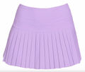 Solid Lavender Mini Pleat Skort