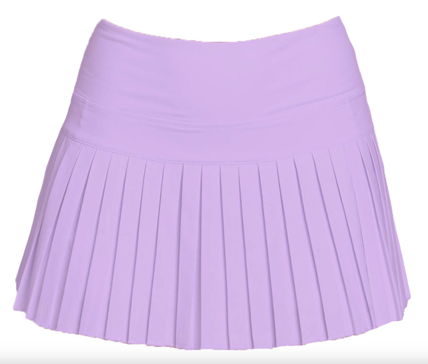 Solid Lavender Mini Pleat Skort