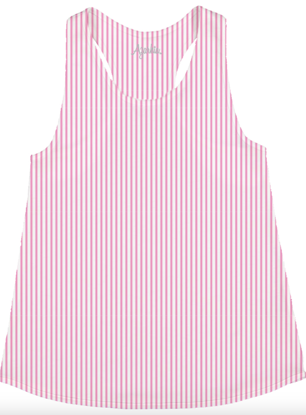 Pink Stripe Printed Tank