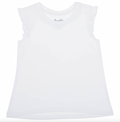 White Ruffle Shirt