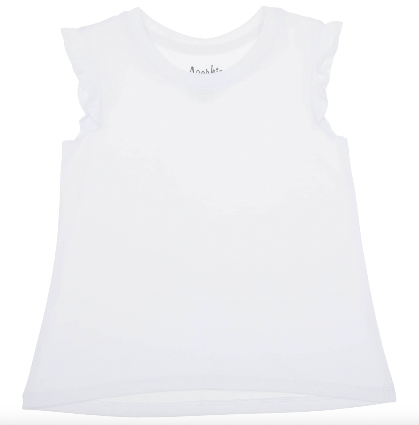 White Ruffle Shirt