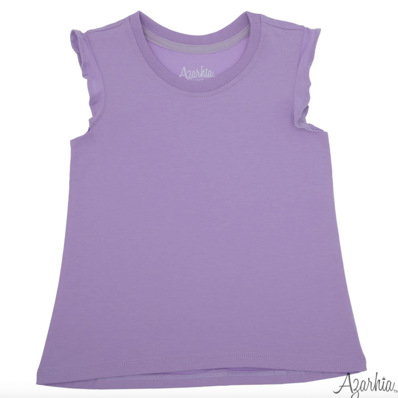 Lavender Ruffle Shirt