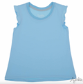 Light Blue Ruffle Shirt