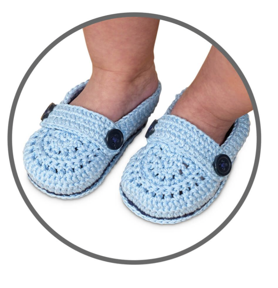 Mocs Crochet Bootie