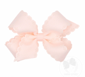 Medium Grosgrain Bow with Eyelet Flower-Embossed Edges