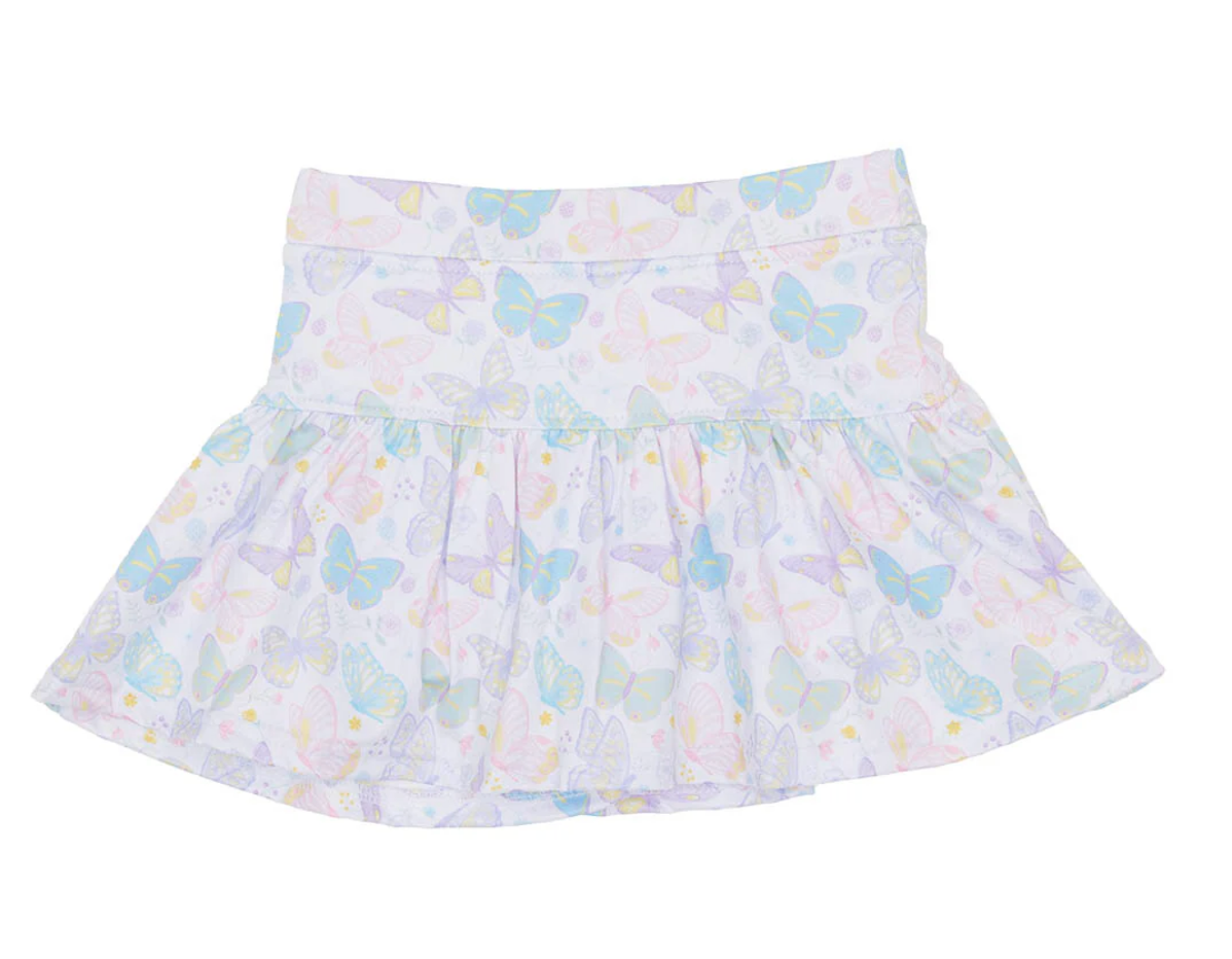 Pretty Butterflies Gathered Skort
