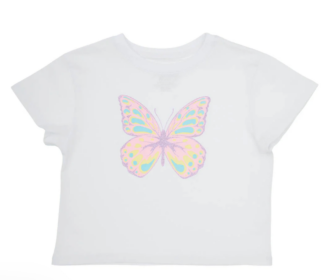 Butterfly Pink Boxy Tee