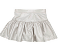 Silver Shimmer Gathered Skort