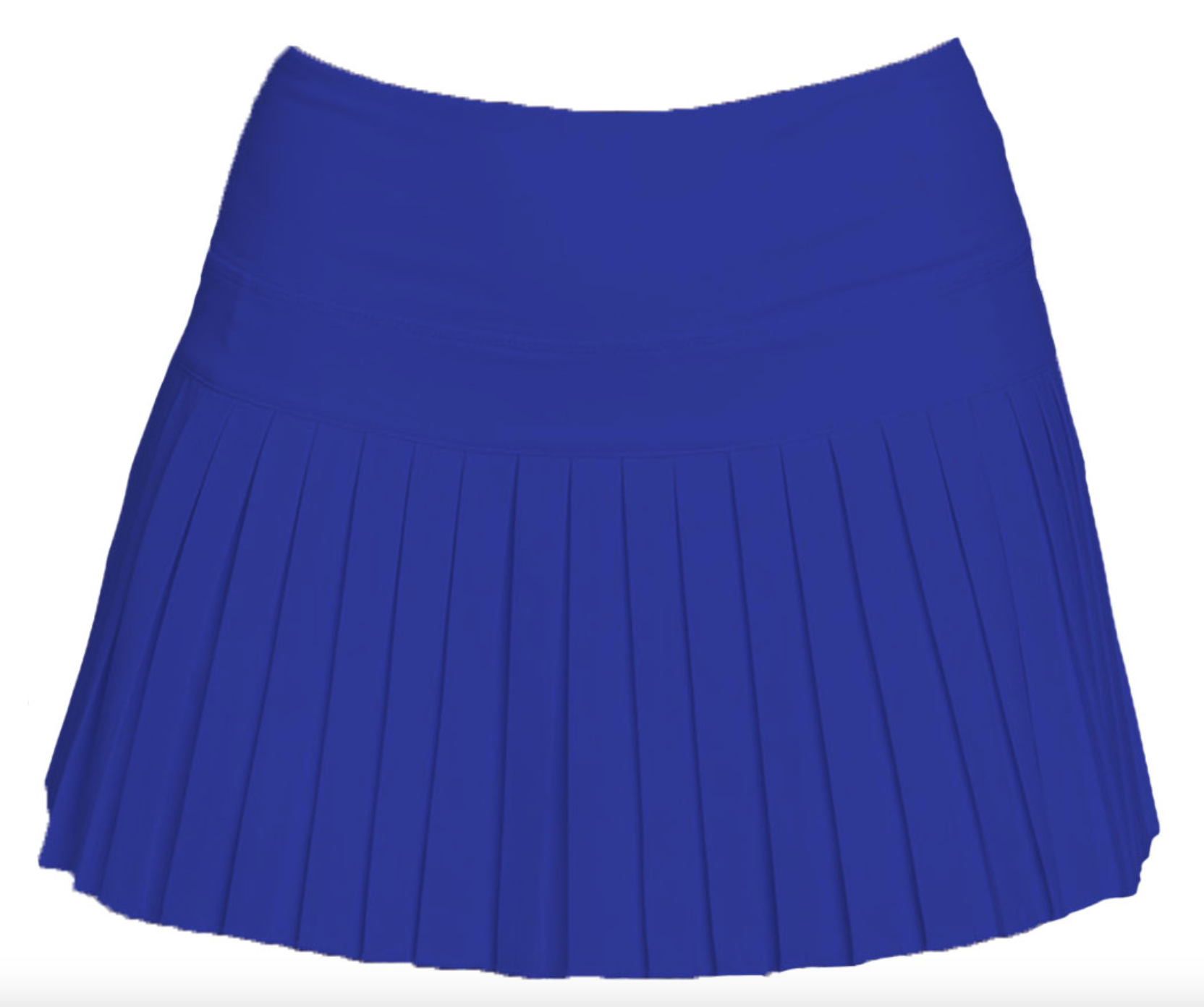Solid Royal Mini Pleated Skort