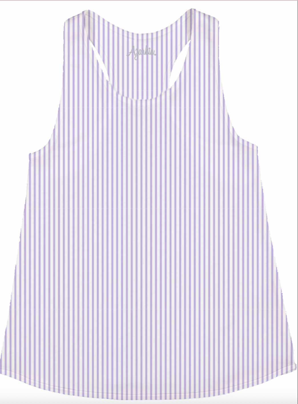 Lavender Stripe Printed Tank