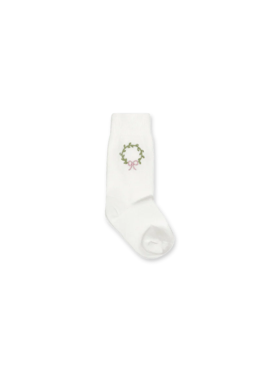Kelsey Knee Socks - Wreath