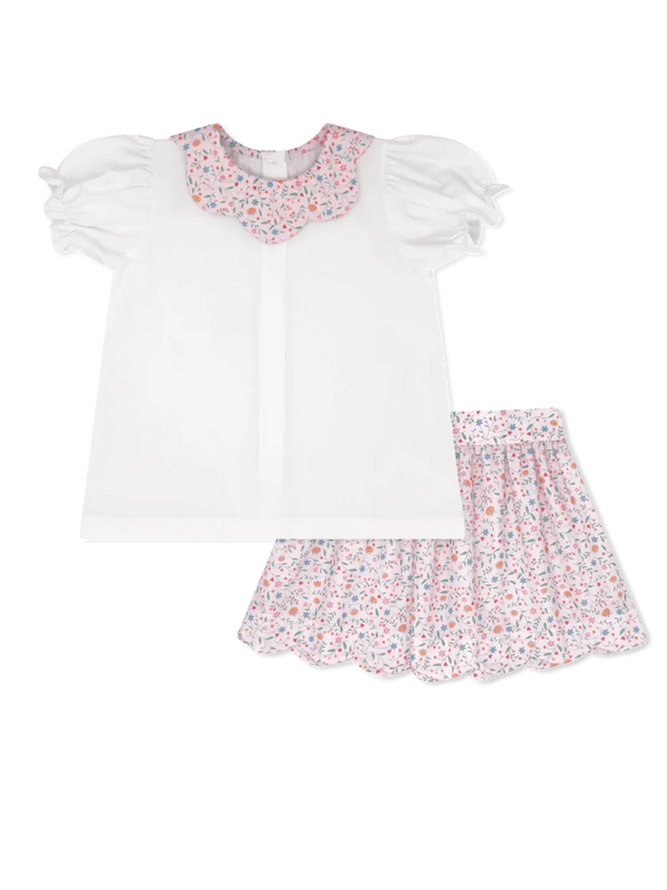 Susie Scallop Skirt Set