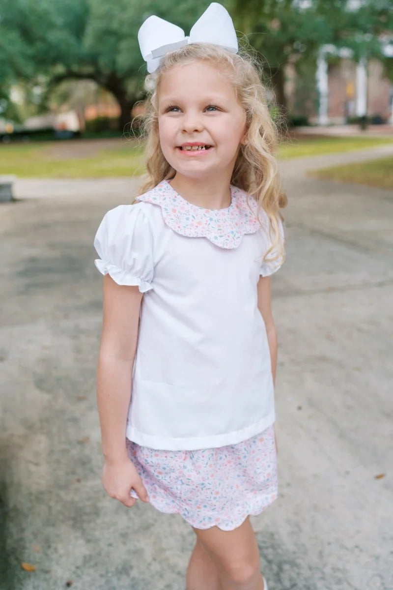 Susie Scallop Skirt Set