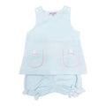 Bow Pocket Sleeveless bloomer set