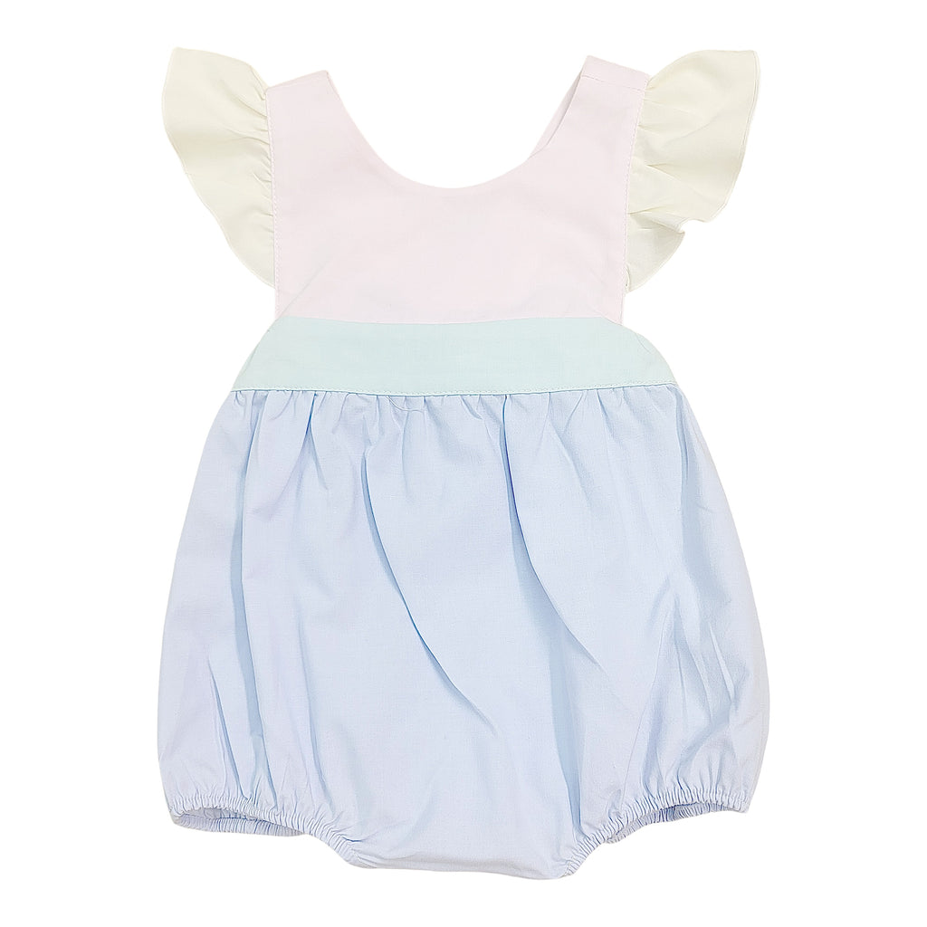 Bow Back Color Block Bubble