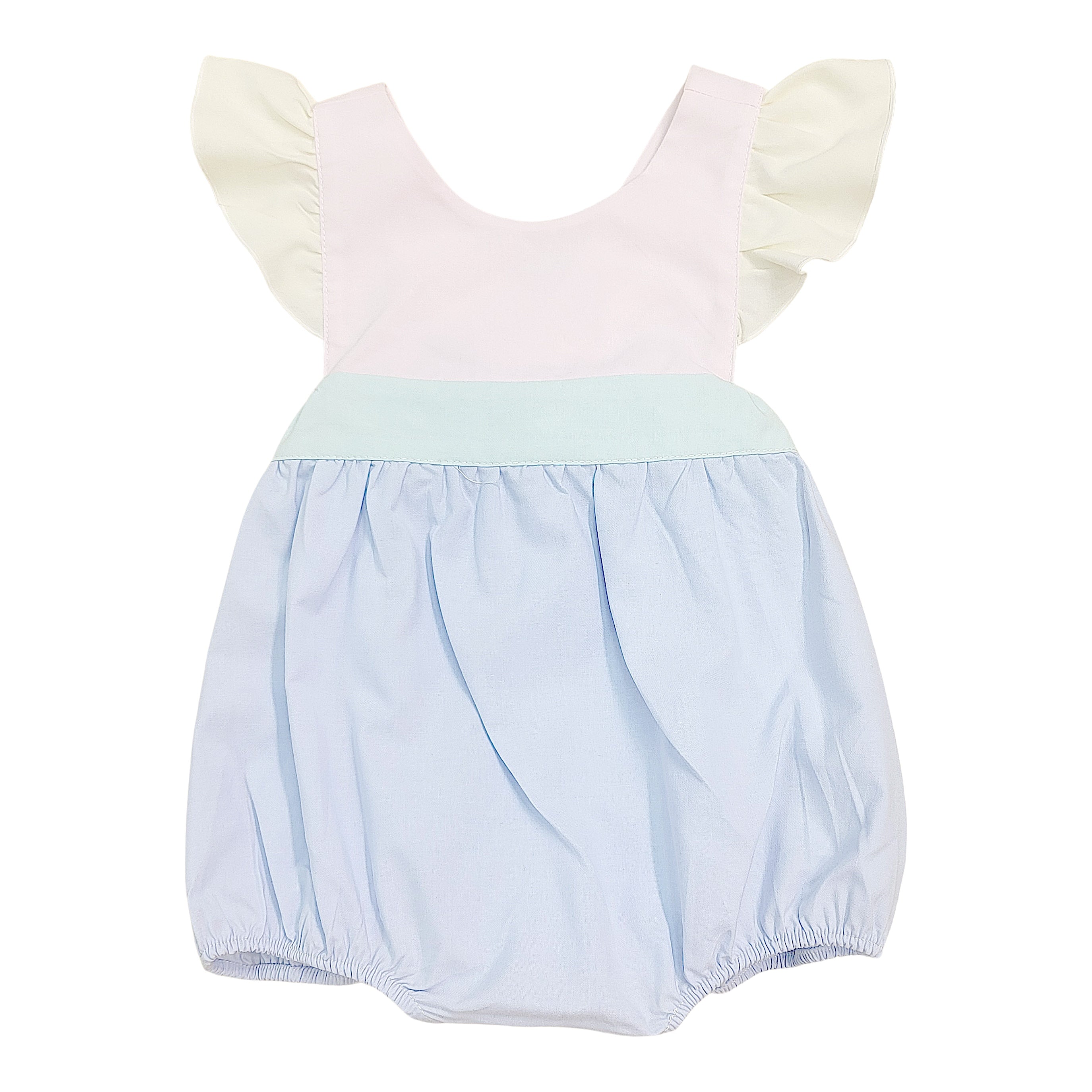 Bow Back Color Block Bubble