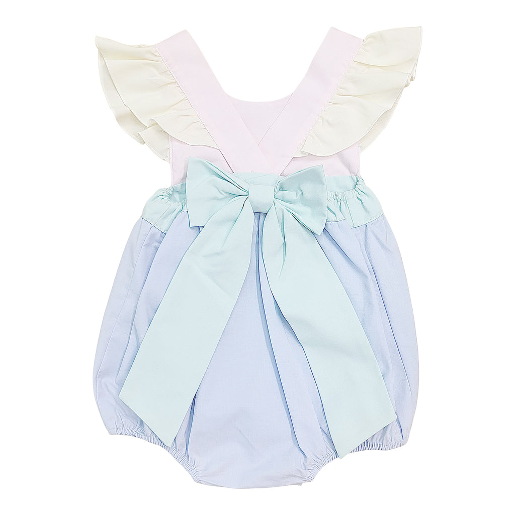 Bow Back Color Block Bubble