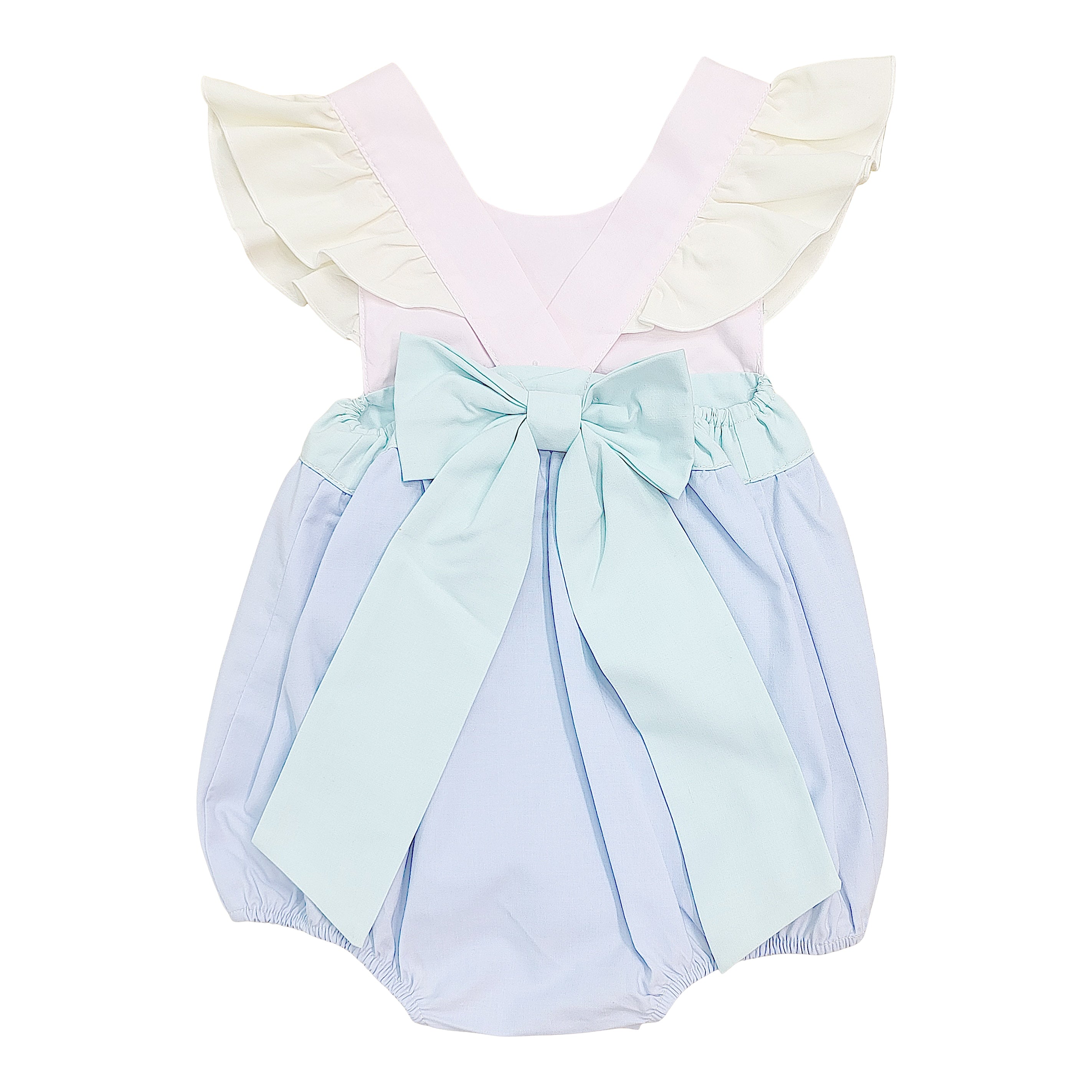 Bow Back Color Block Bubble