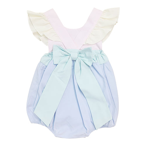 Bow Back Color Block Bubble