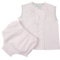 Girls Floral Lace Diaper Set