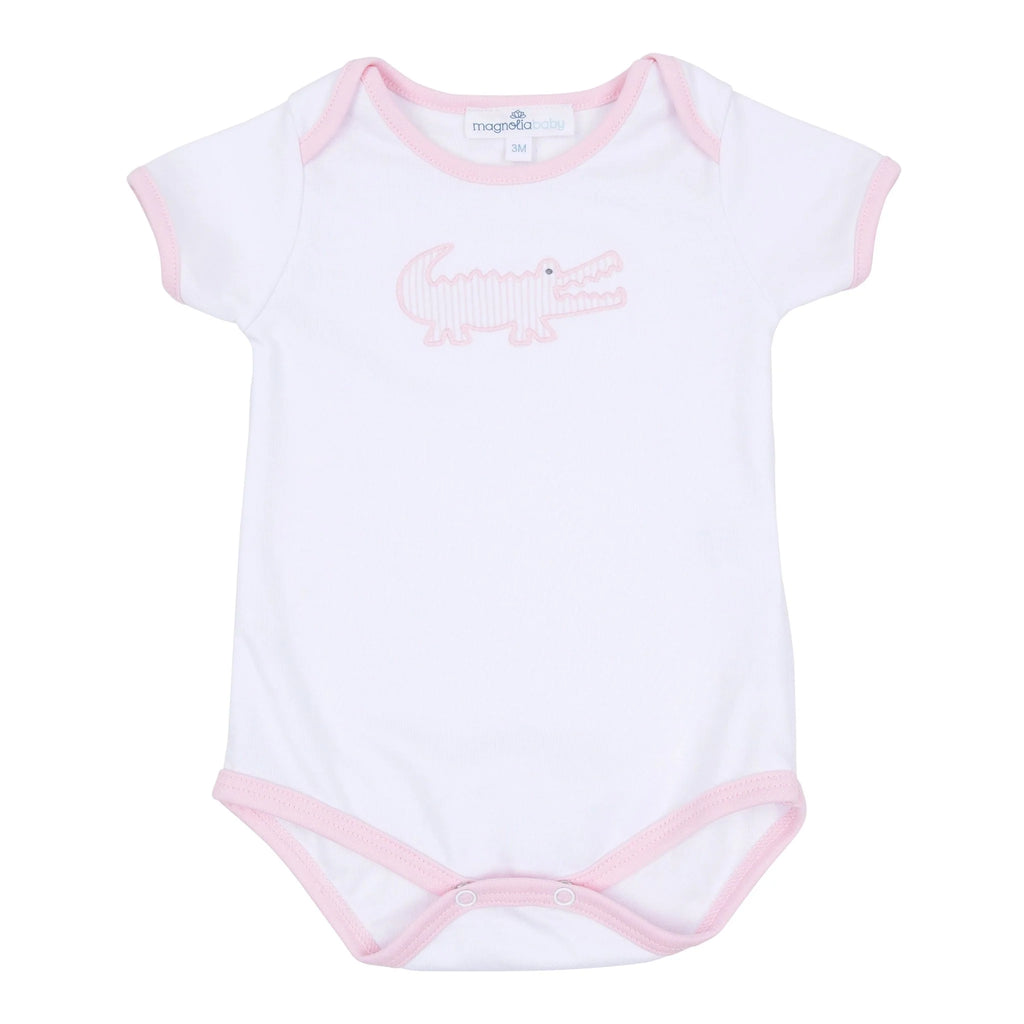 Gator Applique Bubble - Pink