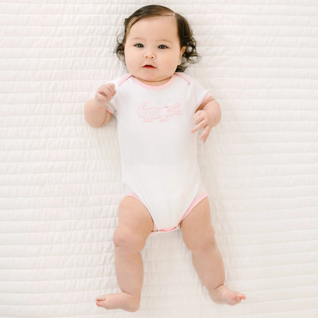 Gator Applique Bubble - Pink