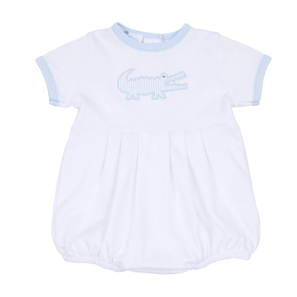 Gator Applique Bubble - Light Blue