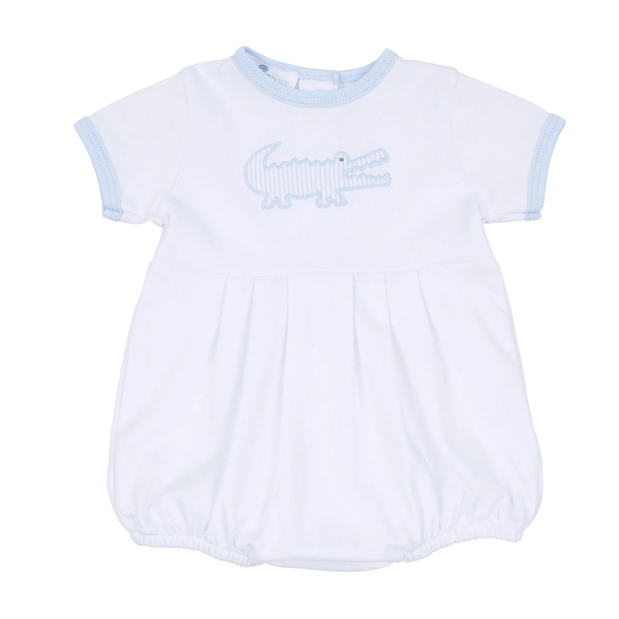 Gator Applique Bubble - Light Blue