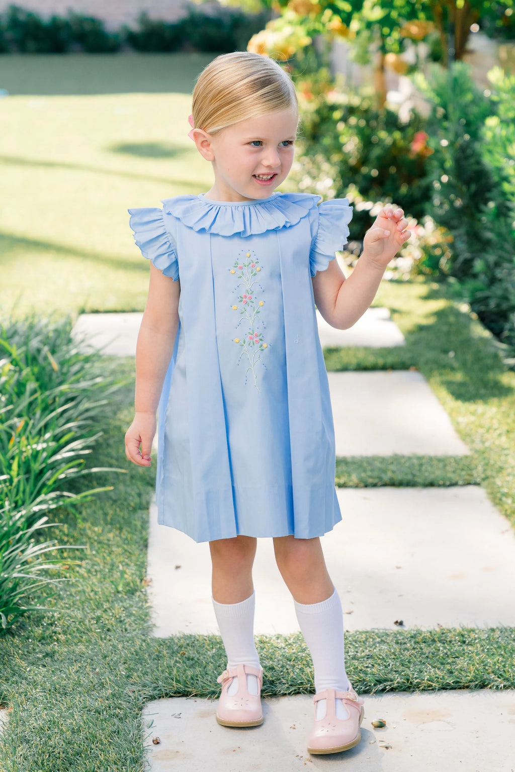 Sid Scallop Pleat Dress