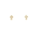 CZ Cross Earring