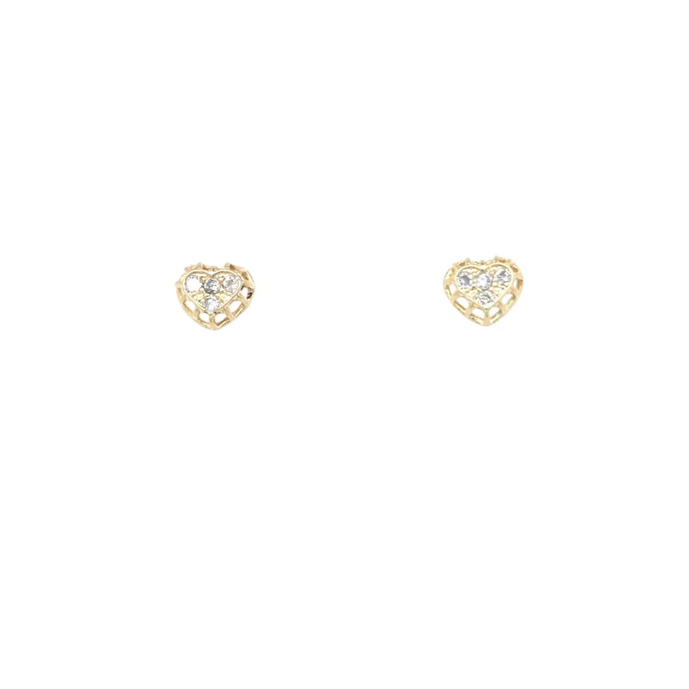 Diamond Heart Earring