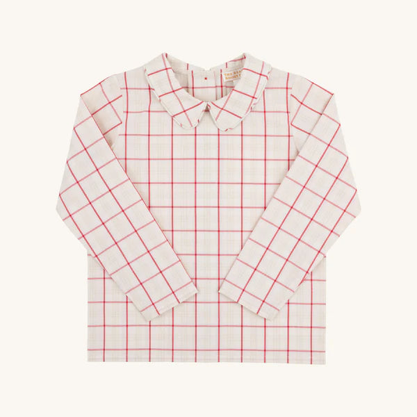 Peter Pan Collar Shirt (Long Sleeve Woven)