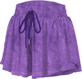 Shimmer Butterfly Short in Purple