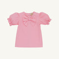 Short Sleeve Beatrice Bow Blouse
