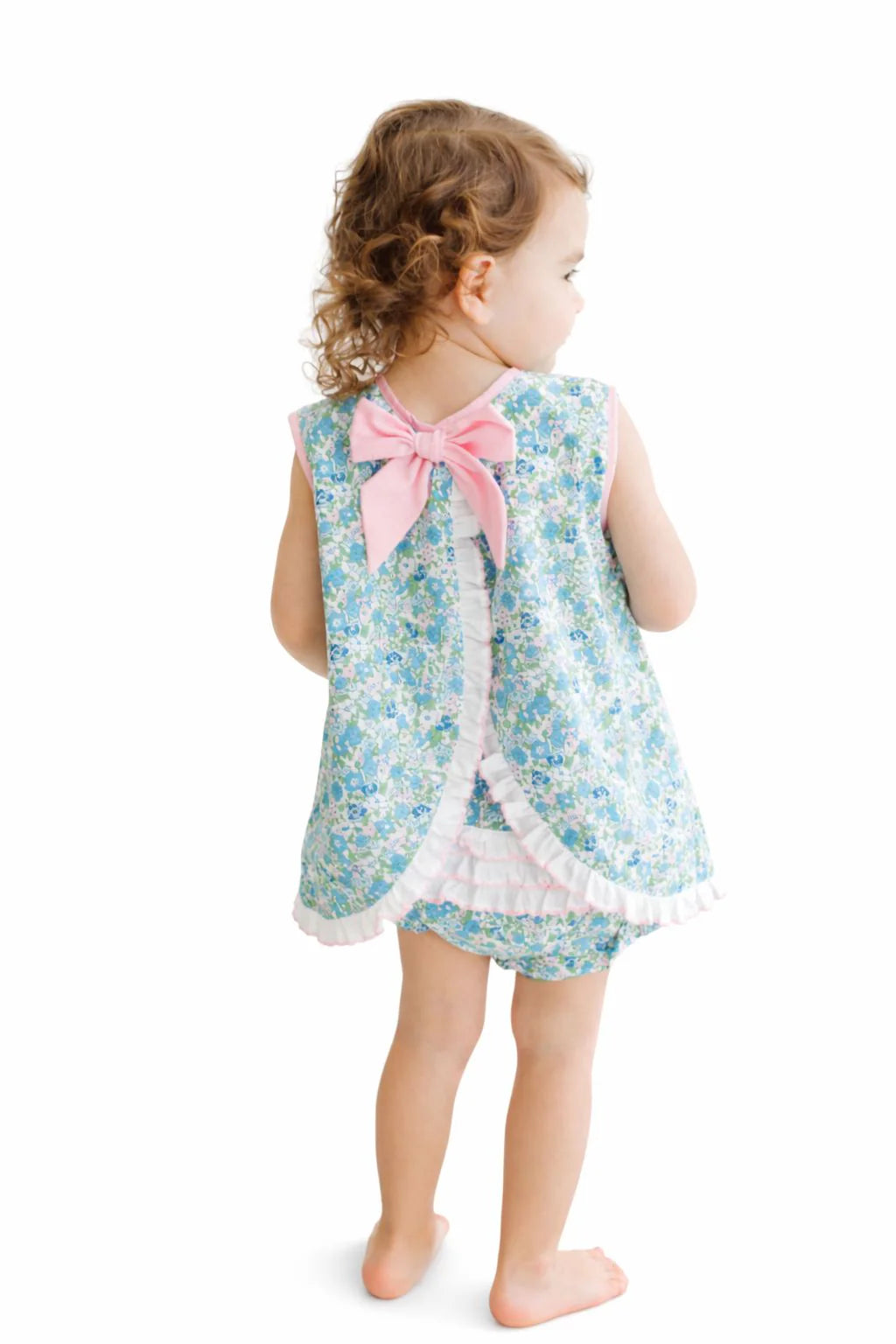 Diaper Set - Blue Floral