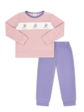 Pink Top with Lavender Bottoms