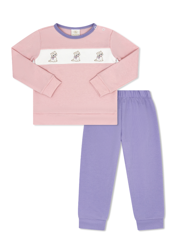 Pink Top with Lavender Bottoms