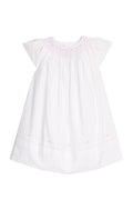 Smocked Bishop Dress - Pink Roses