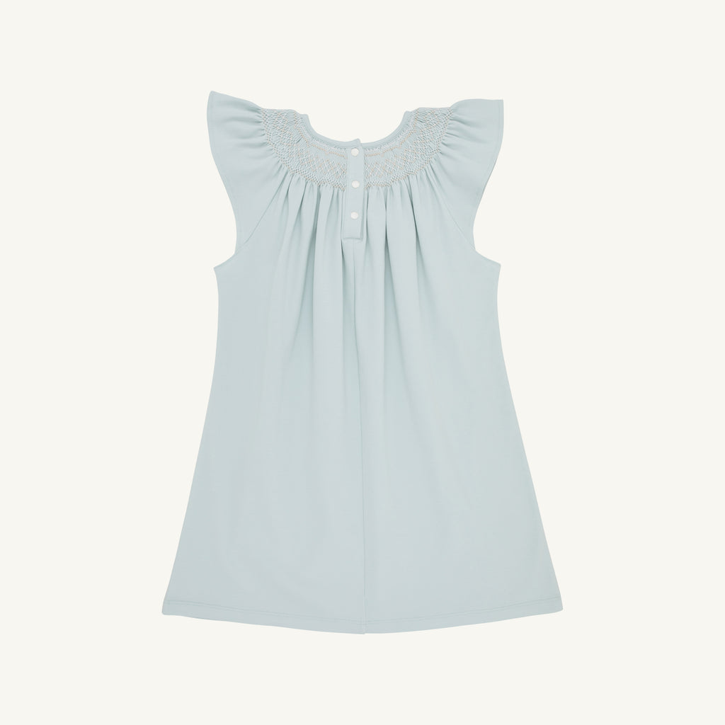 Angel Sleeve Sandy Smocked Dress- Pima