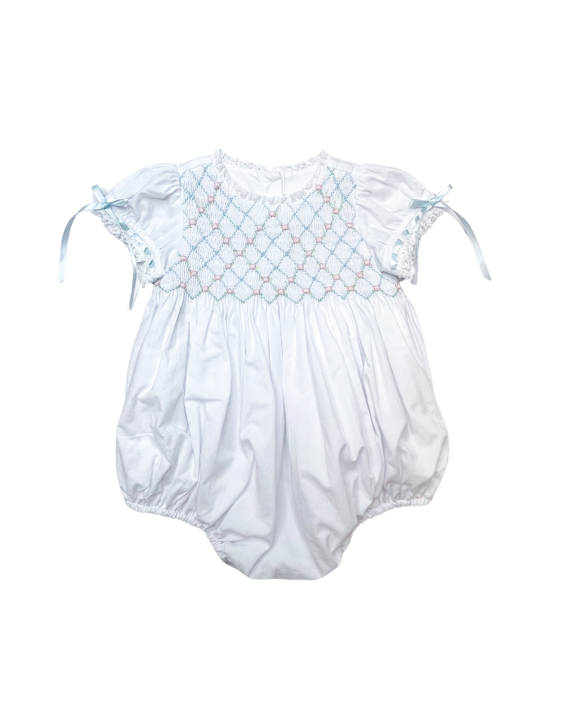 HEIRLOOM SMOCKED BUBBLE