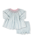 Betsy Bloomer set Long sleeve Snow kissed floral