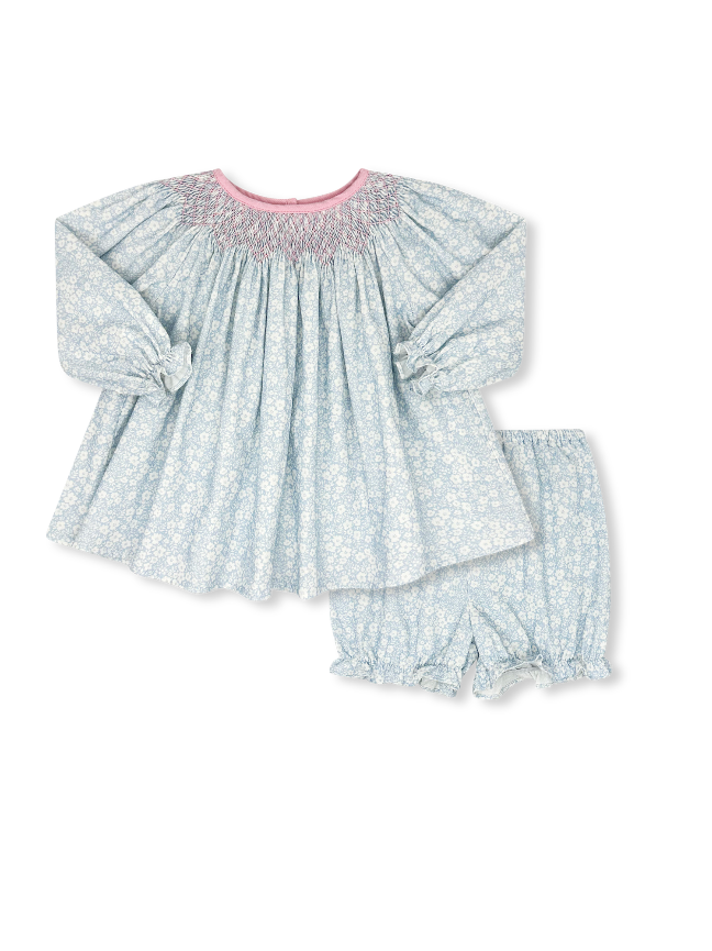 Betsy Bloomer set Long sleeve Snow kissed floral