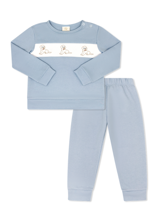 Bayou Play Set Bakersfield Blue with Puppy