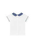Legacy White & River Royal Mini Gingham Shirt