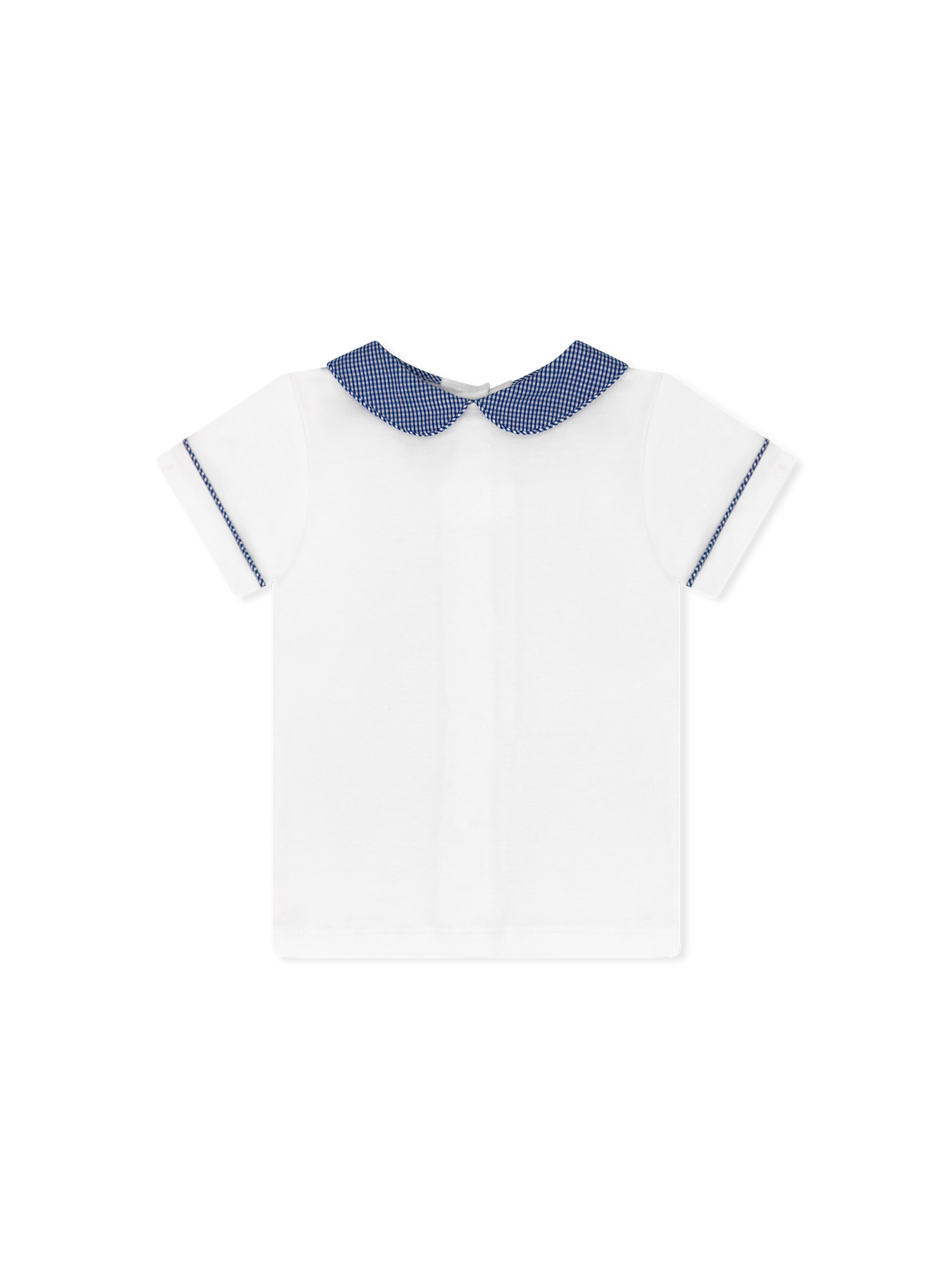 Legacy White & River Royal Mini Gingham Shirt