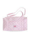 Quilted Duffle - Pink Bow