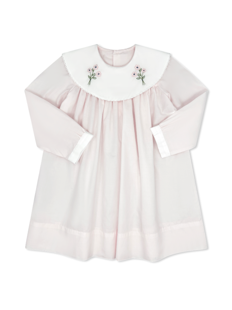 Blessings Pink Batiste with Flowers Dress