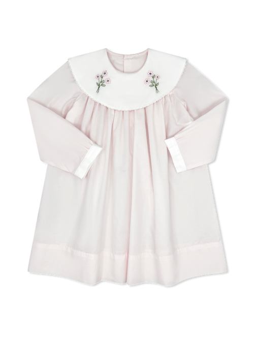 Blessings Pink Batiste with Flowers Dress