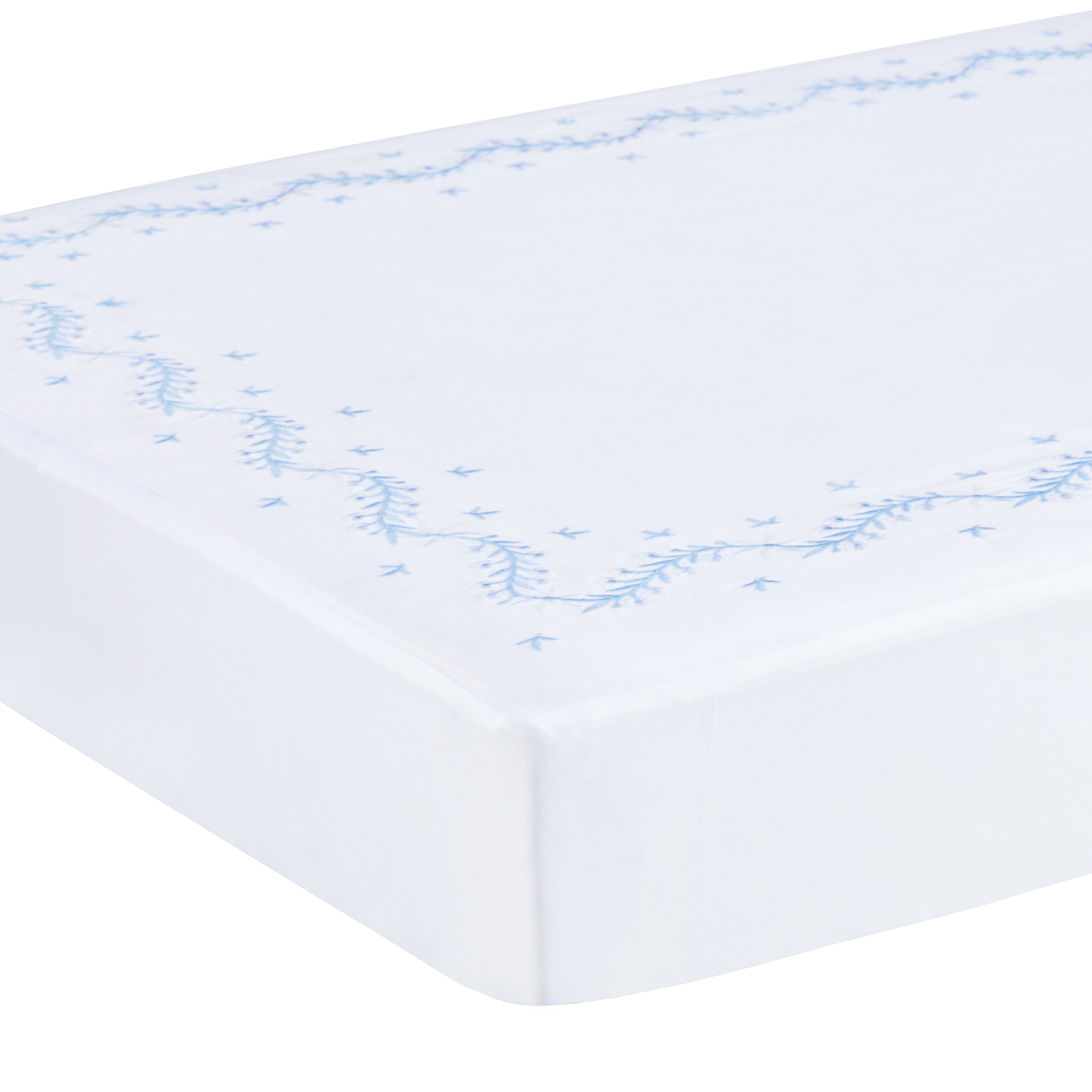 Embroidered Crib Sheet