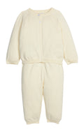 Pointelle Knit Set Cream